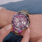 Guess Watches MAJESTY GW0771L4 - Polshorloge - Multi-functioneel met kristallen - Roze paars