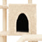 vidaXL - Kattenmeubel - met - sisal - krabpalen - 97 - cm - crèmekleurig