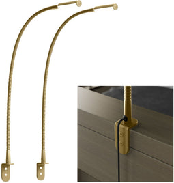 Nolt Leeslamp Bedlampje - Dimbaar LED - Hoogte 58 cm - Goud (Set van 2)