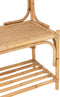 J-Line bank + kapstop Ellen - rotan - naturel