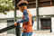 B.Nosy Jongens T-shirt - Longsleeve - Raglan mouwen met all-over-print - Cognac - Maat 104
