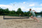 EXIT verstelbaar sportnet - 243x500 cm - 3 hoogtes - zwart