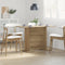 vidaXL - Eettafel - Artisan - Eik - 110x60x75 - cm - Engineered - Wood