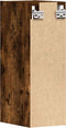 vidaXL - Hangkast - 20x29,5x60 - cm - bewerkt - hout - gerookt - eikenkleurig