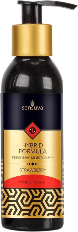 Sensuva - Hybride Glijmiddel Aardbei 125 ml