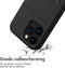 iMoshion Hoesje Geschikt voor iPhone 14 Pro Hoesje - Ruimte voor 2 pasjes - iMoshion Backcover met pasjeshouder - Zwart