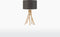GOOD&MOJO Tafellamp Kilimanjaro - Donkergrijs/Bamboe - Ø32cm - Scandinavisch,Bohemian