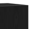 vidaXL - TV-meubel - met - LED-verlichting - Zwart - Eiken - 160x35x40 - cm - Samengesteld - Hout