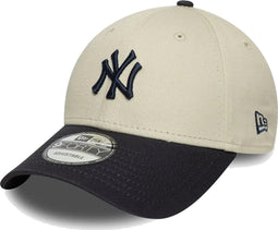 New Era New York Yankees 9forty Cap - Geborduurd Logo - Grijs (1SIZE)