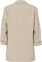 Pieces PCBOSS 3/4 Blazer - Regular Fit - Creme