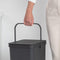 Brabantia Sort & Go Prullenbak - 40 liter - Ruimtebesparend - Donkergrijs