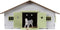 Paardenstal 1:32 - 9 Boxen - Hout - Multicolor