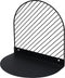 Duraline Plank Rond Lijnen Mat Zwart Staal 25,5x25x17cm