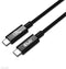 Club 3D CAC-1575 - USB4 Gen2x2 Type-C Kabel - 20Gbps Data 240W PD 4K60Hz - Zwart (2m)