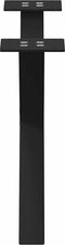 vidaXL - Salontafelpoten - 2 - st - X-vormig - 50x(30-31) - cm - staal - zwart
