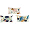 Kussen DKD Home Decor Plastic Blauw Wit Multicolour Roze Rechthoekig Abstract 50 x 30 x 12 cm (3...