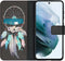 iMoshion Hoesje Geschikt voor Samsung Galaxy S21 FE Hoesje Met Pasjeshouder - iMoshion Design Softcase Bookcase - Zwart / Meerkleurig / Dreamcatcher