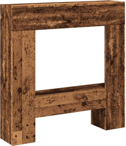 vidaXL - Haardombouw - 81x18x82 - cm - bewerkt - hout - oud - houtkleurig