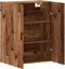 vidaXL - Wandkast - 69,5x34x90 - cm - oud - houtkleurig