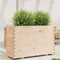 vidaXL - Plantenbak - 110x40x72,5 - cm - massief - grenenhout