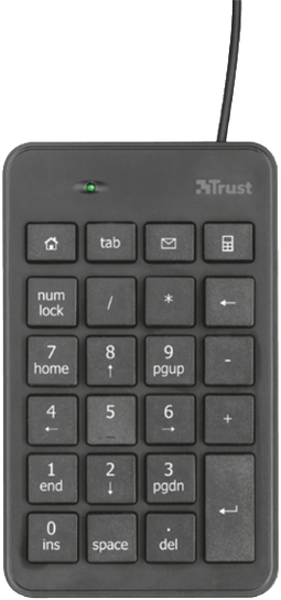 Trust Xalas - Numeriek Toetsenbord - USB 2.0 - Grijs