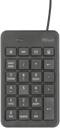 Trust Xalas - Numeriek Toetsenbord - USB 2.0 - Grijs