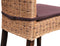 SVJ Eetkamerstoelen - 64x48x98 cm - Rotan - Bruin - Set van 6