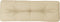 vidaXL - Palletkussen - 120x40x12 - cm - stof - beige