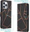 iMoshion Hoesje Geschikt voor iPhone 13 Pro Hoesje Met Pasjeshouder - iMoshion Design Softcase Bookcase - Zwart / Black Graphic