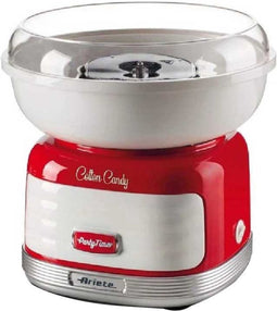 Ariete 2973/00 - Retro Suikerspinmachine - suikerspin machine - voor kinderfeestjes en partijen - 500 Watt - Rood