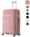 SKYCASES Travel One - 24-inch Medium Reiskoffer - Lichtgewicht Waterdicht Cijferslot - Roze