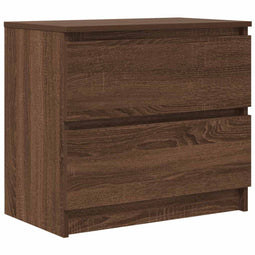vidaXL - Tv-meubel - 60x35x54 - cm - bewerkt - hout - bruin - eikenkleur