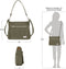 Travelon Heritage - Anti-diefstal Hobo Bag - RFID & Slashbestendige band - Sage