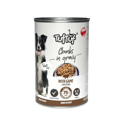 Natvoer Tuftuf Chunks in gravy with game Herten