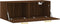 vidaXL - Wandkast - 100x36,5x35 - cm - bewerkt - hout - bruin - eikenkleur