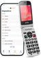 SPC Polaris 2334N - Mobiele telefoon voor ouderen - Bluetooth - Zwart