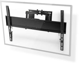 Nedis TVWM3551BK - Full-motion TV-muurbeugel - Draaggewicht 35kg - Geschikt voor 37-80 inch TV