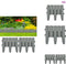 vidaXL - Gazonranden - 36 st - 10 m - PP - grijs