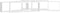 vidaXL - Wandschappen - kubus - 4 - st - 80x15x26,5 - cm - bewerkt - hout - wit