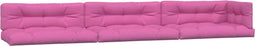 vidaXL - Palletkussens - 7 - st - stof - roze