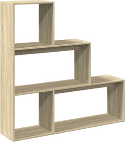 vidaXL - Kamerscherm - / - boekenkast - 123x29x123 - cm - hout - sonoma - eiken