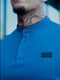 AB Lifestyle Tokio Polo - Slim-Fit - Ronde kraag - Navy Peony - Heren - Maat: S
