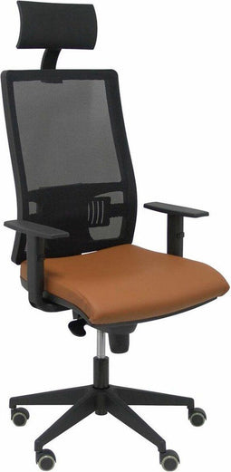 Bureaustoel met hoofdsteun Horna Piqueras y Crespo 10SP363 Bruin