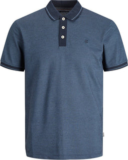 JACK&JONES PREMIUM JPRBLUWIN - Heren Poloshirt - Korte mouw met logoborduring - Maat L