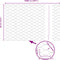 vidaXL - Hexagon - Omheining - Groen - 0,4x100 - m - Staal