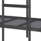 vidaXL - Stapelbed - zonder - matras - 80x200 - cm - staal - zwart