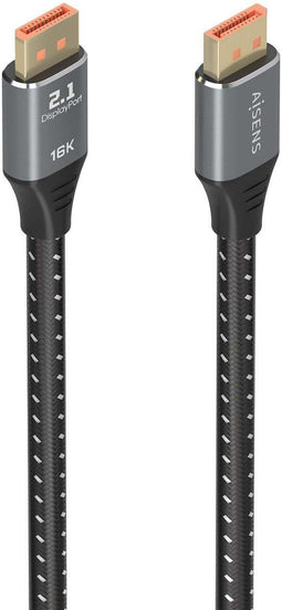 AISENS A158-0901, 1 m, DisplayPort, DisplayPort, Mannelijk, Mannelijk, 15360 x 8640 Pixels