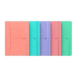 Notitieboek Oxford Signature A5 lijn 80vel pastel assorti - 20 stuks