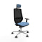Bureaustoel Piqueras y Crespo D086G2W Hemelsblauw