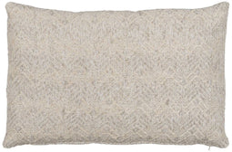 Kussen Katoen Linnen Grijs 60 x 40 cm